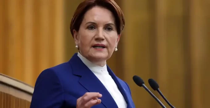 İYİ Parti Genel Başkanı Meral Akşener’den skandal açıklama!