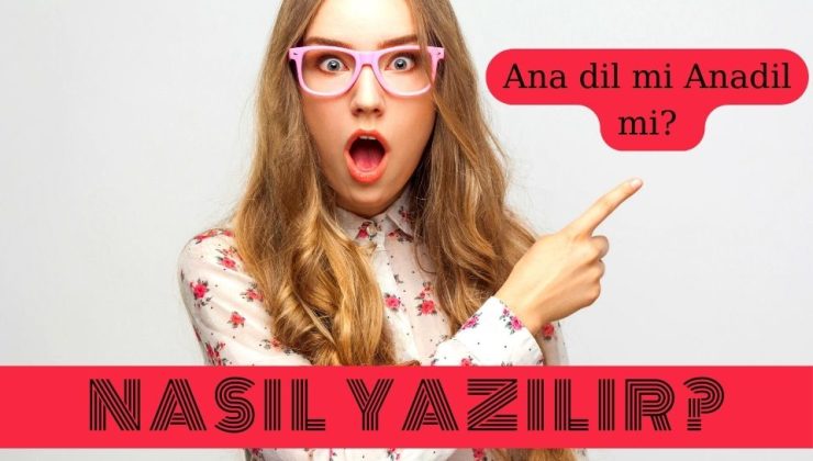 Ana Dil mi Anadil mi? Doğru Yazılışı ve Kullanımı (TDK)